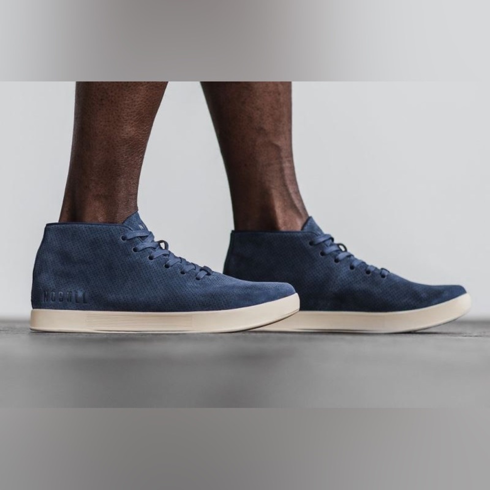 NOBULL Nobull Suede Mid Men's Trainers Navy Size 10.5